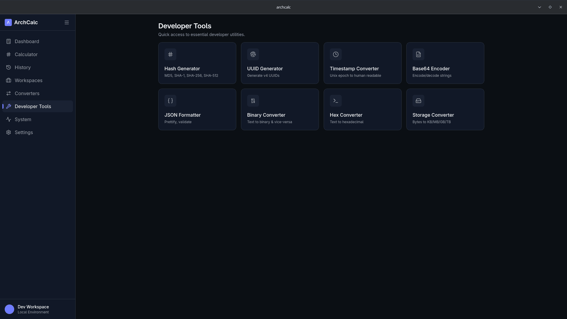 Dev Tools Feature